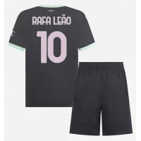 AC Milan Rafael Leao #10 Kolmas Peliasu Lasten 2024-25 Lyhythihainen (+ Lyhyet housut)